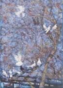 Doves.canvas/oily paints
