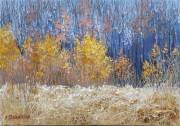 Autumn forest.canvas/oily paints