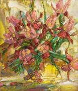 Irises.canvas/oily paints